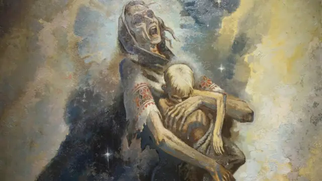 Картина про геноцид українців "Рік 1933" художника Віктора Цимбала