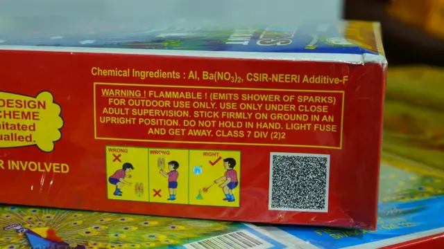 గ్రీన్ క్రాకర్స్ పెట్టెల మీద వివరాలు అందుబాటులో ఉంటాయి.