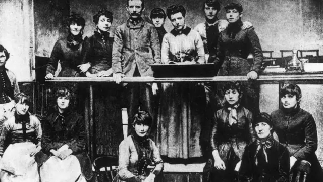 Comité organizador de la huelga de las fosforeras.