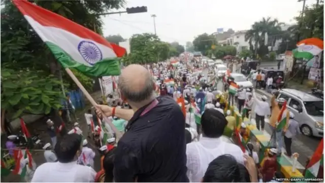 આમ આદમી પાર્ટીની તિરંગા સંકલ્પયાત્રા