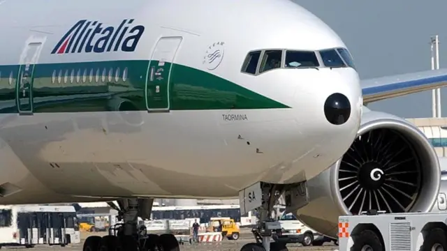 Avião da Alitalia