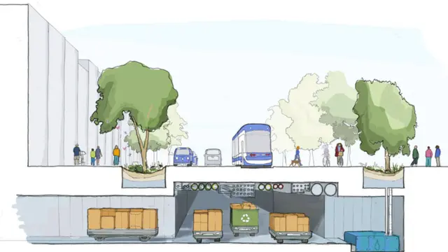 Ссбором мусора и доставкой посылок займется целая армия подземных роботов