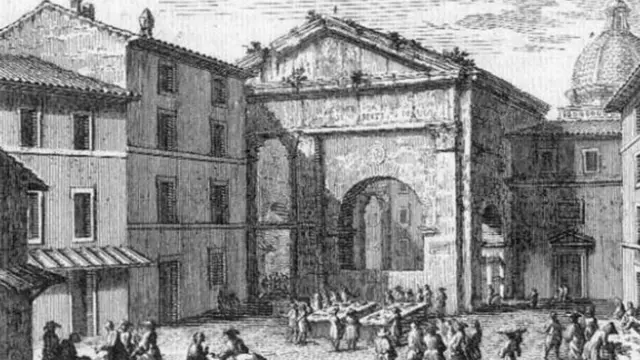 Carciofi alla giudia diciptakan beberapa ratus tahun yang lalu oleh perempuan-perempuan yang mengoperasikan friggitorie, atau warung makan, di Il Ghetto.