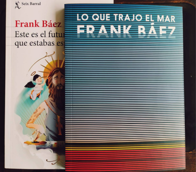Las portadas de los trabajos de Frank Báez.
