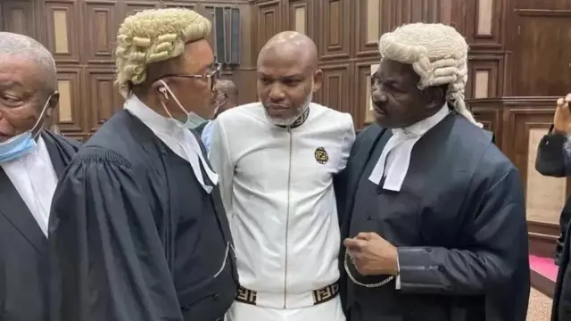 Nnamdi Kanu trial today: Biafra activist case Adjournment for FEDERAL HIGH COURT Abuja - Key things wey happun on April 8