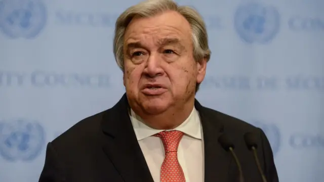 Antonio Guterres, secretario general de la ONU.