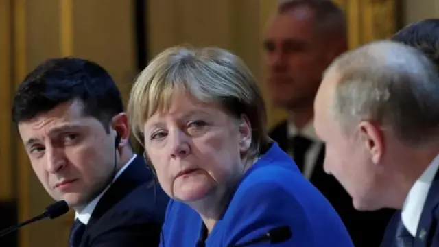 Ukraina, Germaniya va Rossiya rahbarlari muloqoti