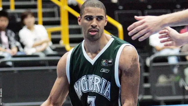 Ime Udoka in action for Nigeria at the 2006 World Championships