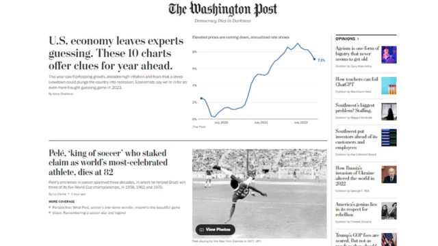 Site do Washington Post