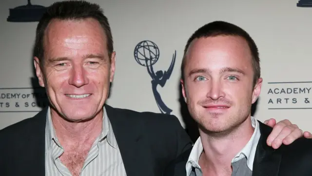 Aaron Paul y Bryan Cranston.