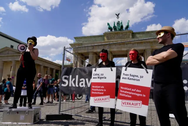 Protestas en Alemania.