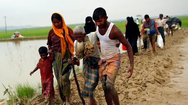 Myanmar, Rohingya, pengungsi