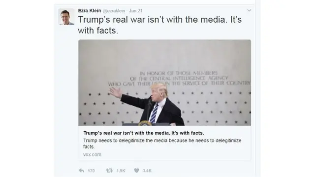 Трамп воюет с фактами