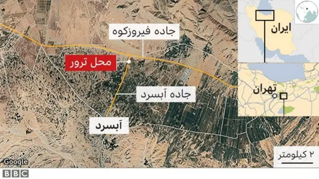 نقشه ترور فخری زاده