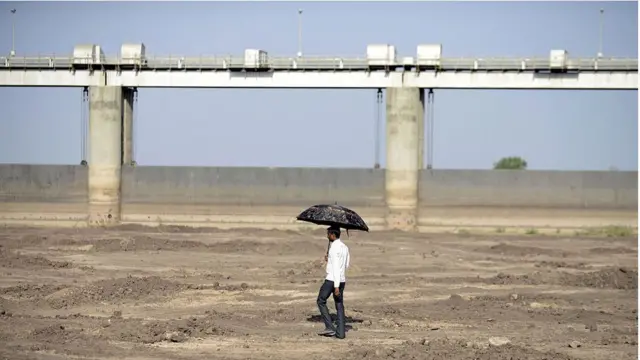 બોટાદ પાસેના ગુંદા ડેમની તસવીર