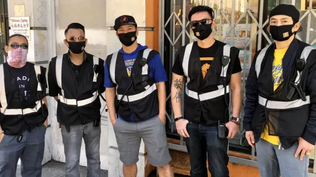 Members of the San Francisco Peace Collective