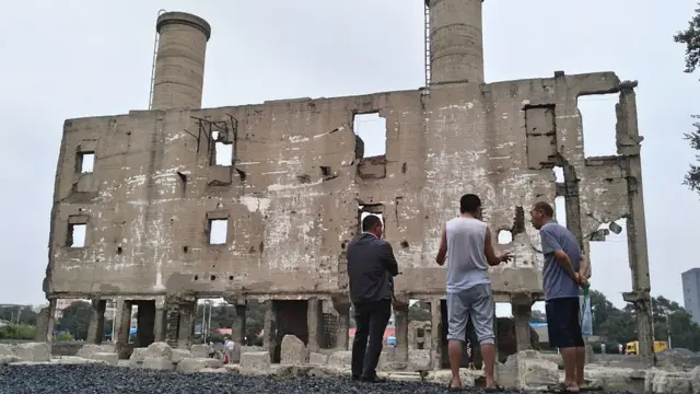 Restos del complejo donde operaba de forma encubierta la Unidad 731.