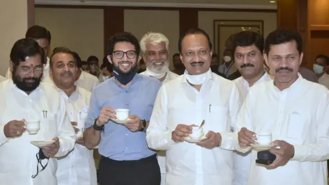 अजित पवार, एकनाथ शिंदे, महाविकास आघाडी