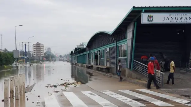 Kito cha mabasi ya mwendo kasi katika eneo la jangwani