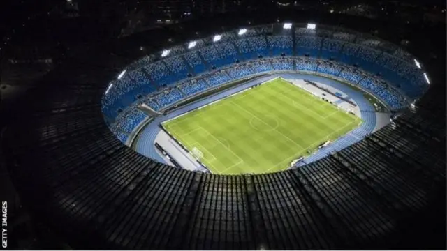 Ko a ranar Laraba filin wasan San Paolo ya yi jimamin mutuwar Maradona
