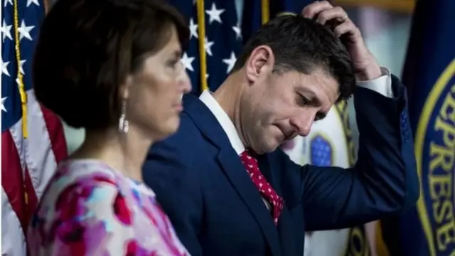 Ketua DPR AS dari kubu Republik, Paul Ryan, mengatakan bahwa Trump "harus mengapresiasi Rusia bukanlah sekutu kita".