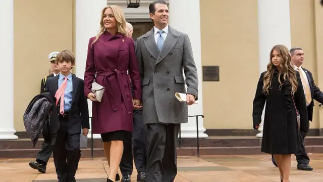 Дональд Трамп-молодший, його дружина Ванесса Трамп та їхні діти