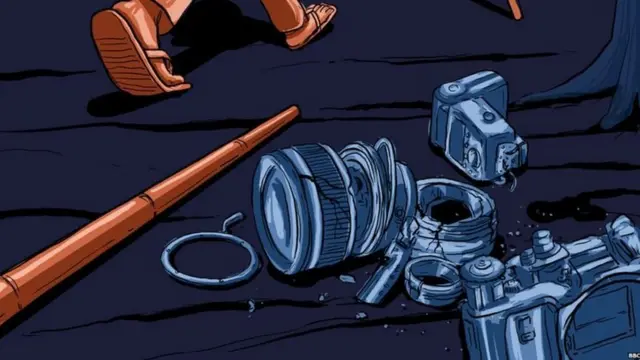 पत्रकारांना मारहाण