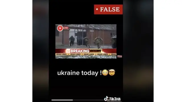 ၂၀၁၄ခုနှစ် ချေချင်းညာက လက်နက်ကိုင် ဂျီဟတ်ဝါဒီအဖွဲ့ရဲ့ တိုက်ခိုက်မှုတစ်ခု ဗီဒီယိုကို စာတန်းအတုတွေနဲ့ ဖန်တီးထား