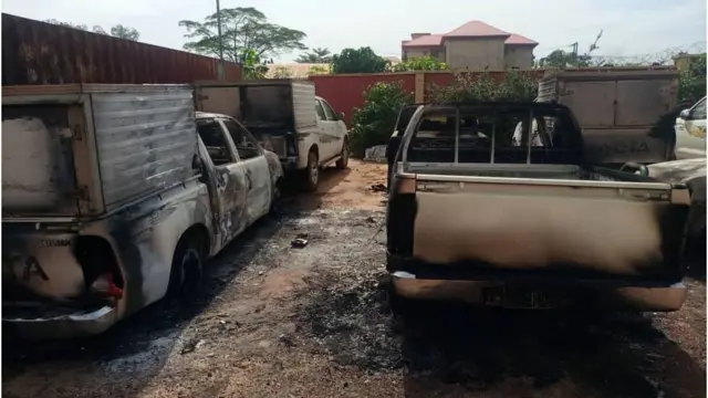 INEC office catch fire