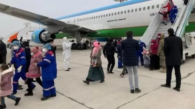 Яқин Шарқдан Ўзбекистонга қайтарилган ўзбекистонликлар