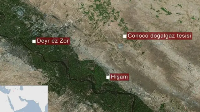 Saldırı ve bombardımanın yaşandığı bölge