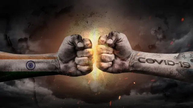 કોવિડ 19ની પ્રતીકાત્મક તસવીર