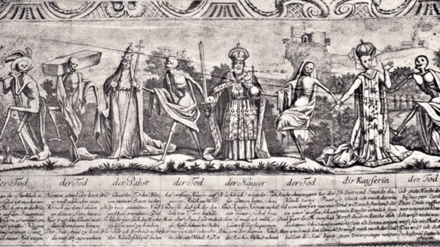 XVIII кылымдагы немис графикалык искусствосунун бир түрү. Бернт Ноткенин чыгармасы.