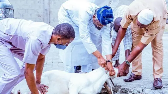 Some Muslim faithful dey kill ram