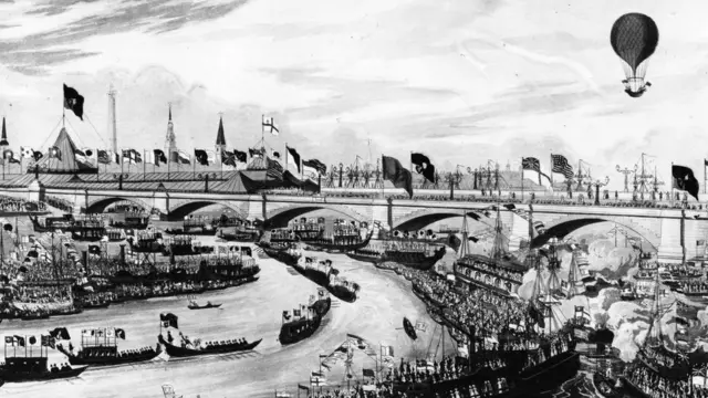 Inauguración del nuevo puente de Londres