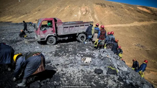Gold mining town of La Rinconada, Peru