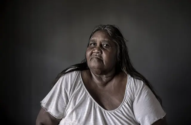 An image from photographer David Prichard's series Tribute to Indigenous Stock Women