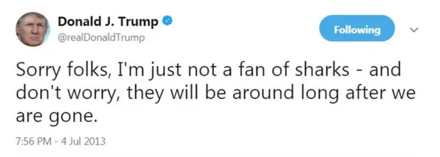 ट्रंप का ट्वीट