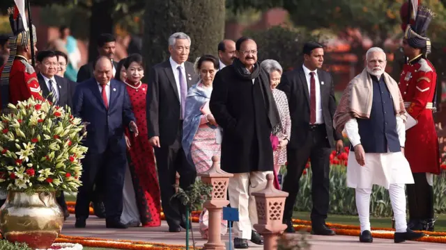 2018年的印度閲兵式首次邀請了東盟十國全部首腦出席