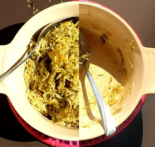 برياني في قدر