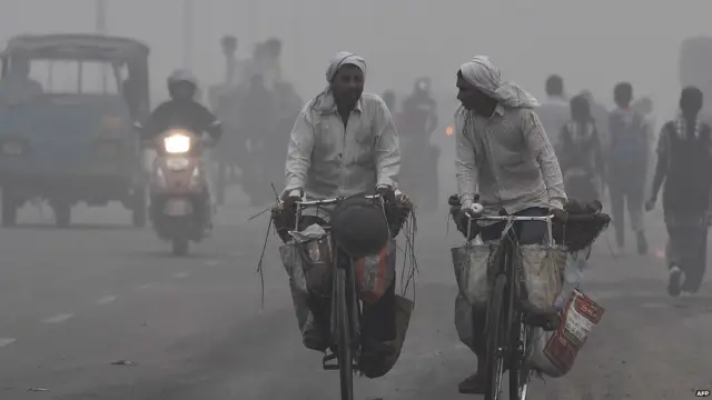 . New Delhi woke up to a choking blanket of smog on November 7 as air quality in the world's most polluted capital city reached hazardous levels.