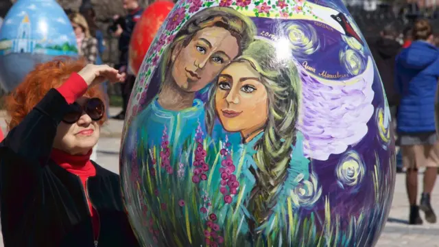 Виставка писанок на Софійській площі, 2017, Київ