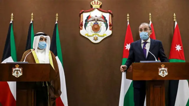 Министры иностранных дел Кувейта и Иордании.