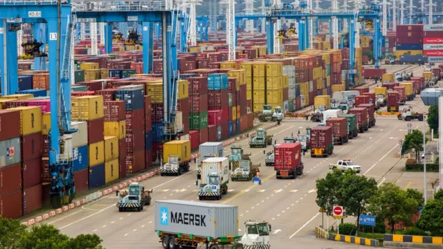 Le port de Ningbo-Zhousha, en Chine.