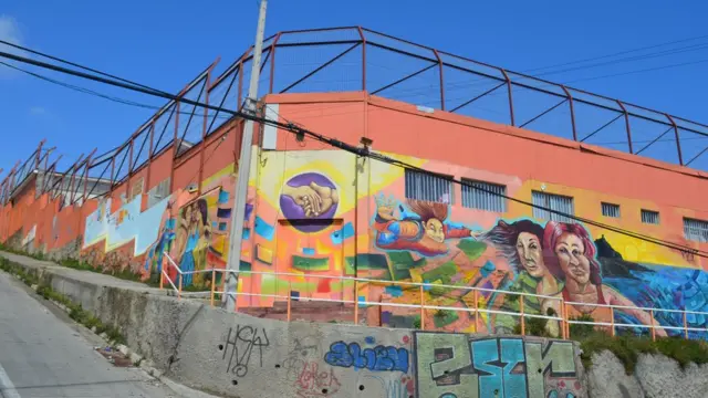 Uno de los orfanatos del Sename en el que Claudio Yáñez vivió de niño en Chile.