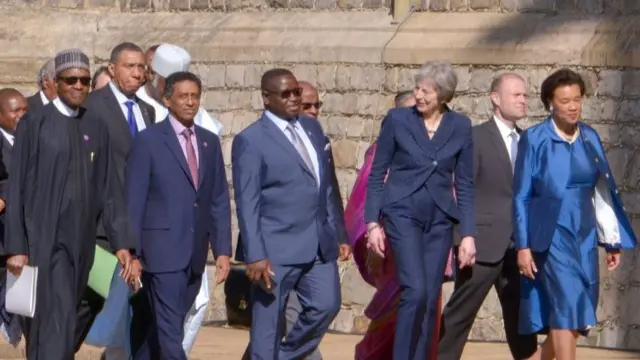 Aworan Aare Buhari ati awọn olori orilẹẹde