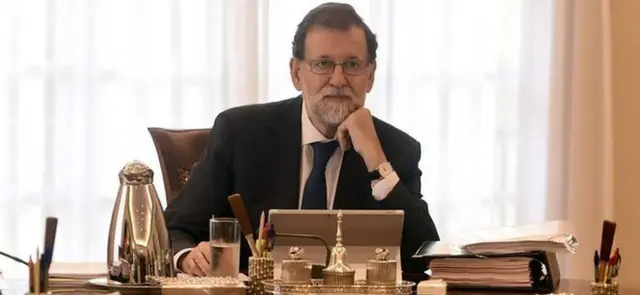 O primeiro-ministro espanhol, Mariano Rajoy,casas de apostas de futebolreunião no palácio La Moncloa,casas de apostas de futebolMadrid