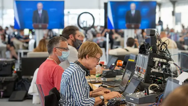 Медиа-центр, саммит в Женеве