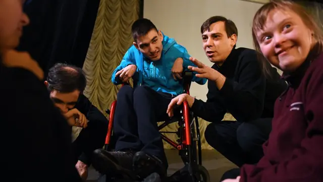 на репетиции