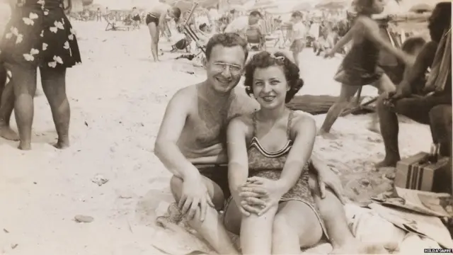 Hilda Jaffe junto a su esposo (Foto cortesía: Hilda Jaffe)
